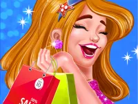 Shopping Mall Rich Girl Dressup - Color by Number image