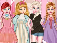 Princess Paper Doll Style Dress Up image