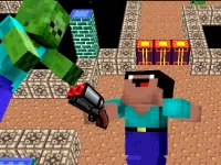 Space Adventure: Noobiks Battle vs Zombies image