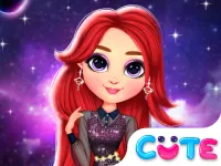 Rainbow Girls Space Core Aesthetic image