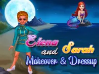 Elena and Sarah Makeover and Dressup image