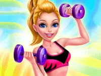 Fitness Girl Dress Up image