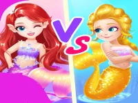 Mermaid Paper Doll Dress Up image