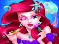 Mermaid Princess Makeup - Girl Fashion Salon image