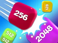 Chain Cube 2048 3D Merge Game image