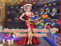 Elsa Frozen Christmas Dress up image