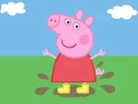 Peppa Pig Family Coloring image