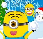 Minions Christmas Snowball Wars