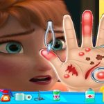Anna smrznuti Hand Doctor: Zabavne igre za djevojčice Onlin