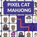 Mačka Pixel Mahjong
