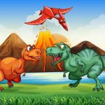 Šareni dinosauri podudaraju se 3