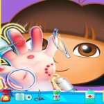 Dora Hand Doctor Zabavne igre za djevojčice na mreži