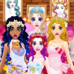 Elsa – vjenčani frizer za princeze