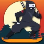 Skateboard Lava i Ninja