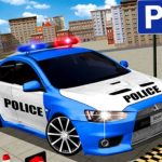 Moderno policijsko parkiralište za automobile 3D