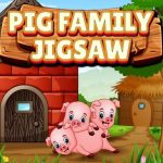 Jigsaw obitelji svinja