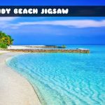 Jigsaw na pješčanoj plaži