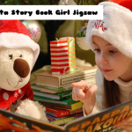 Djevojčica iz knjige Djeda Mraza Jigsaw