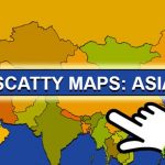 Karte Scatty: Azija