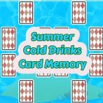 Ljetna memorija kartice hladnih pića