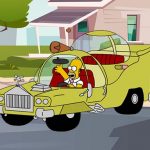 Jigsaw za automobile Simpsons