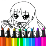 Chibi Anime Coloring Pages